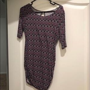 Motherhood maternity pink/black shirt